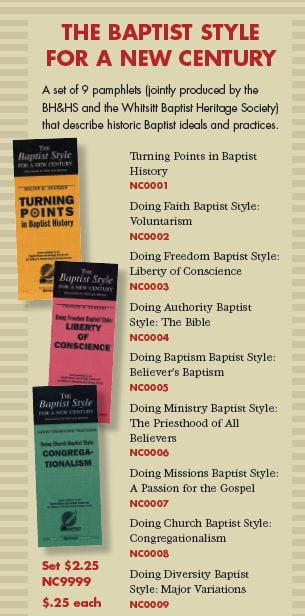baptist style booklets